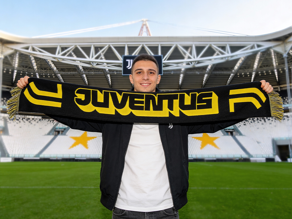 JUVE SCIARPA JACQUARD, 3D | Ellepiu